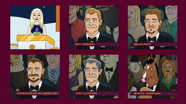 除马男以外的四张脸一模一样