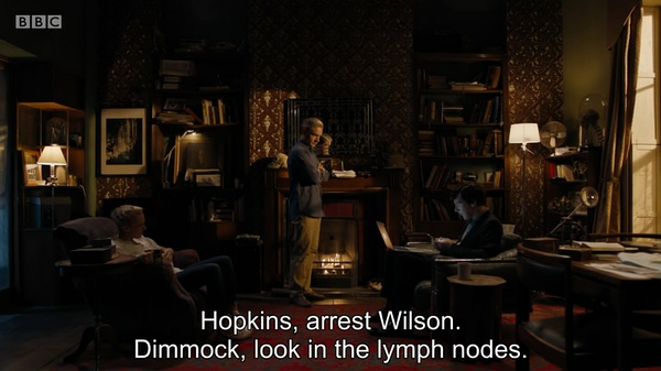 两位警探在线上咨询夏洛克